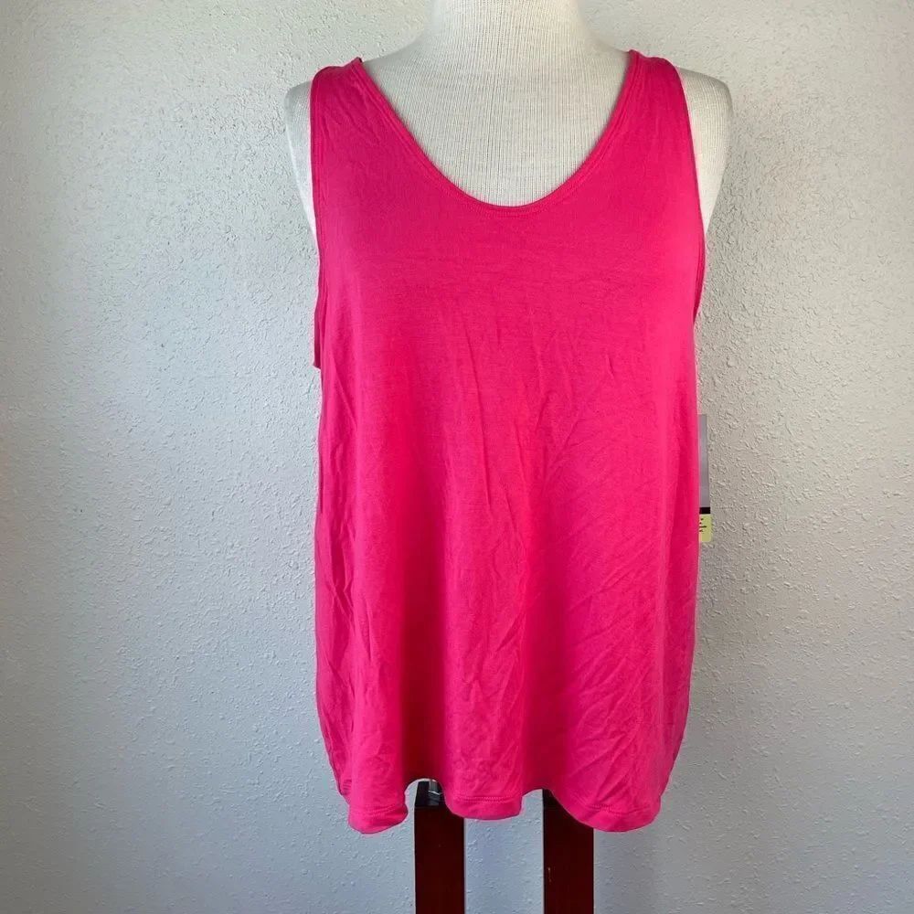 NWT Ideaology Pink Tank Top Size L